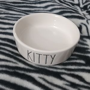 Rae Dunn by Magenta KITTY small pet bowl
